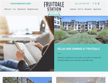 Tablet Screenshot of fruitdalestation.com